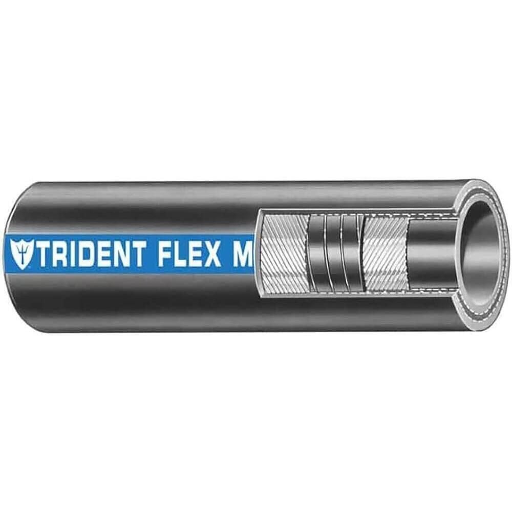 Trident Marine 250-3120-48 Trident Flex Hardwall Exhaust Hose, 3-1/2" x 4'