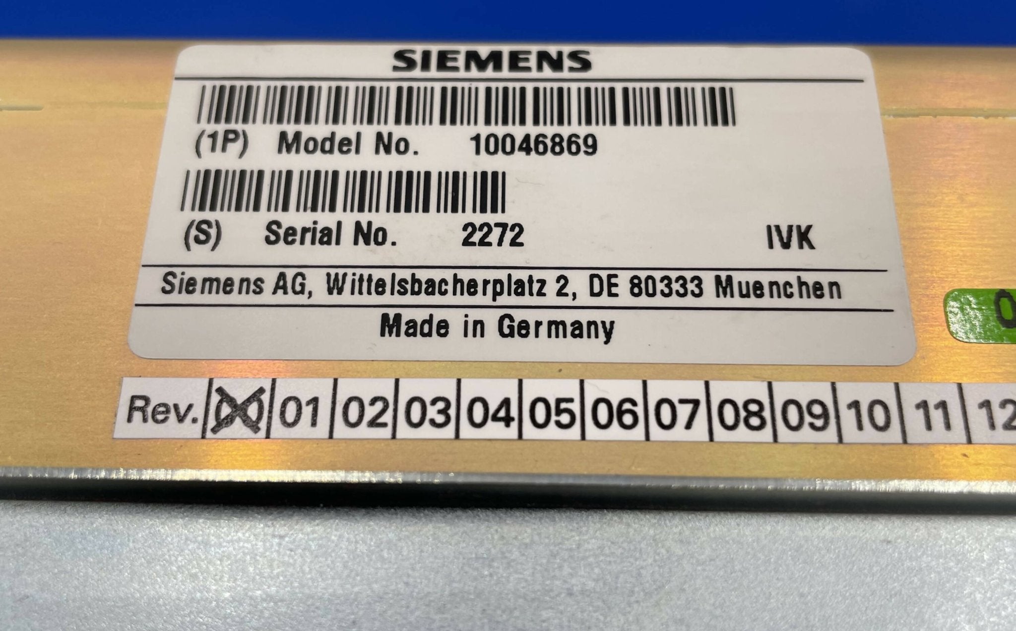 Siemens 10046869 - MCM4 Stand Without D307 Board for Artis Label | Alo Tech Solutions