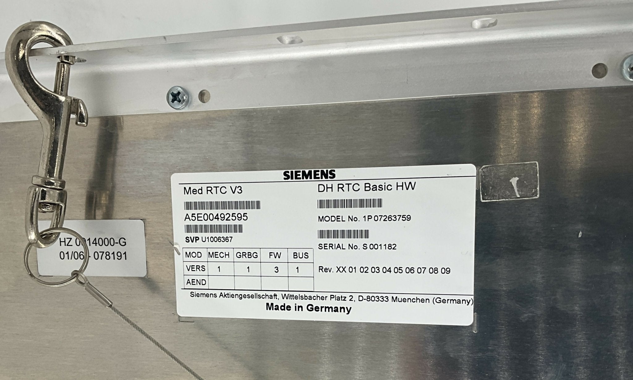 MED RTC V3/DH RTC BASIC HW (07263759/07263742/04775925 SIEMENS
