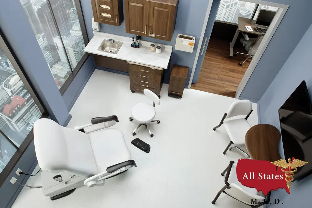 MIDMARK 626 BARRIER-FREE EXAMINATION CHAIR WITH Side Rails