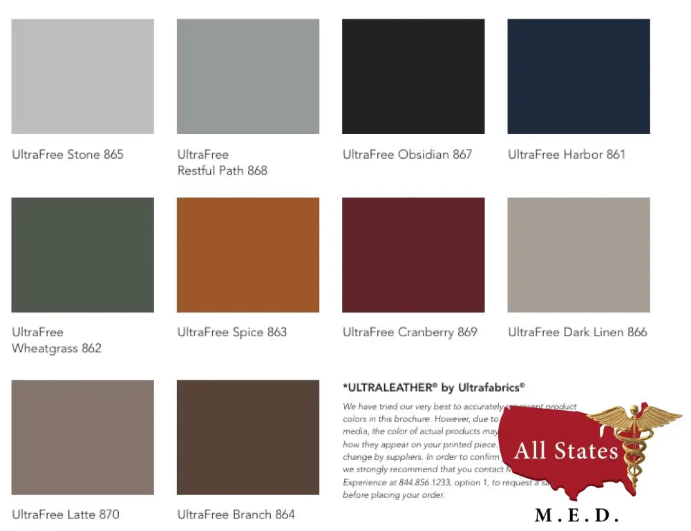 Midmark 631 Procedure Chair UltraFree Upholstery Top