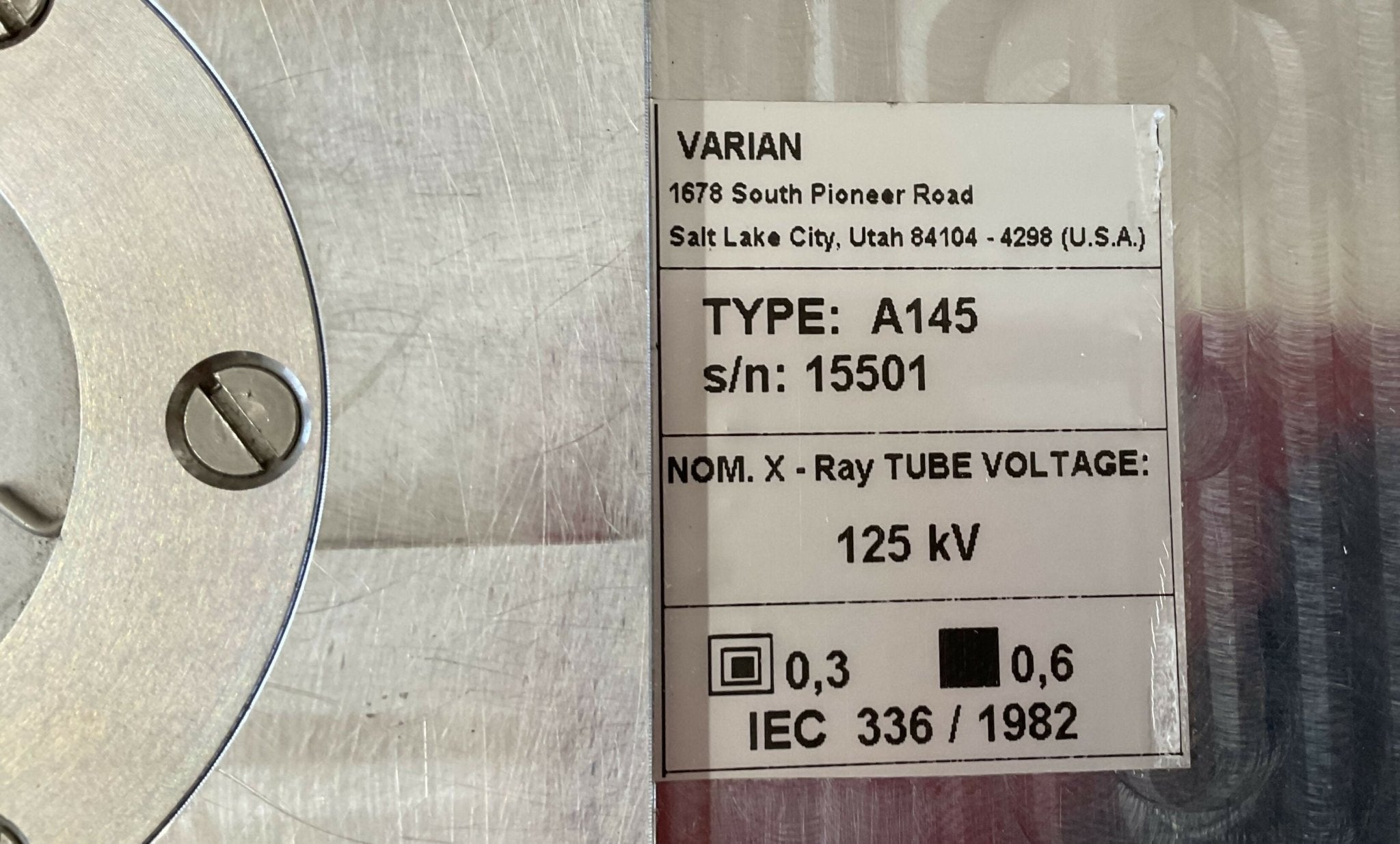 MONOBLOCK X-RAY TUBE A145 (4522 129 05321/10263300 PHILIPS/VARIAN
