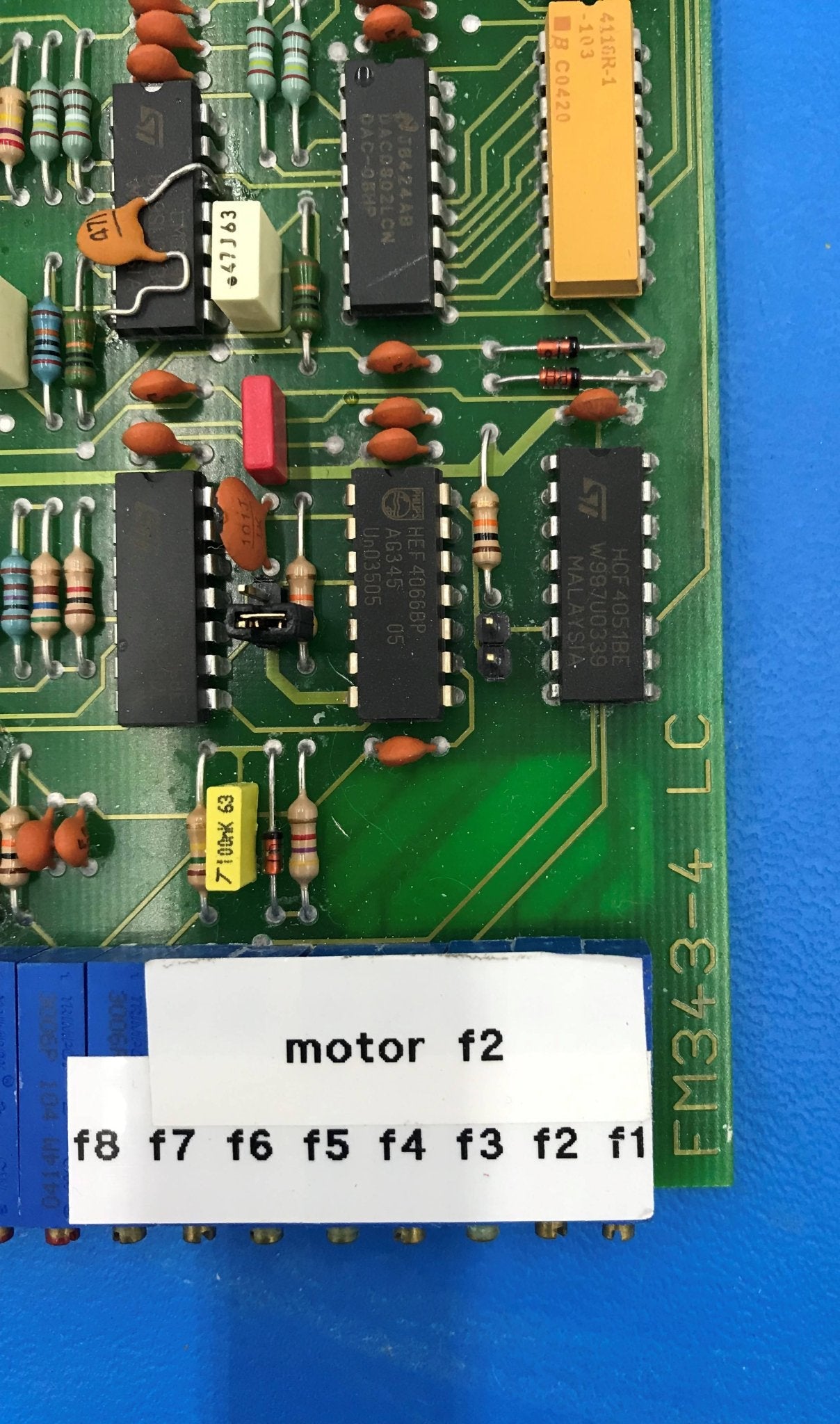 Motor F2 Board (FM343-4 LCPicker