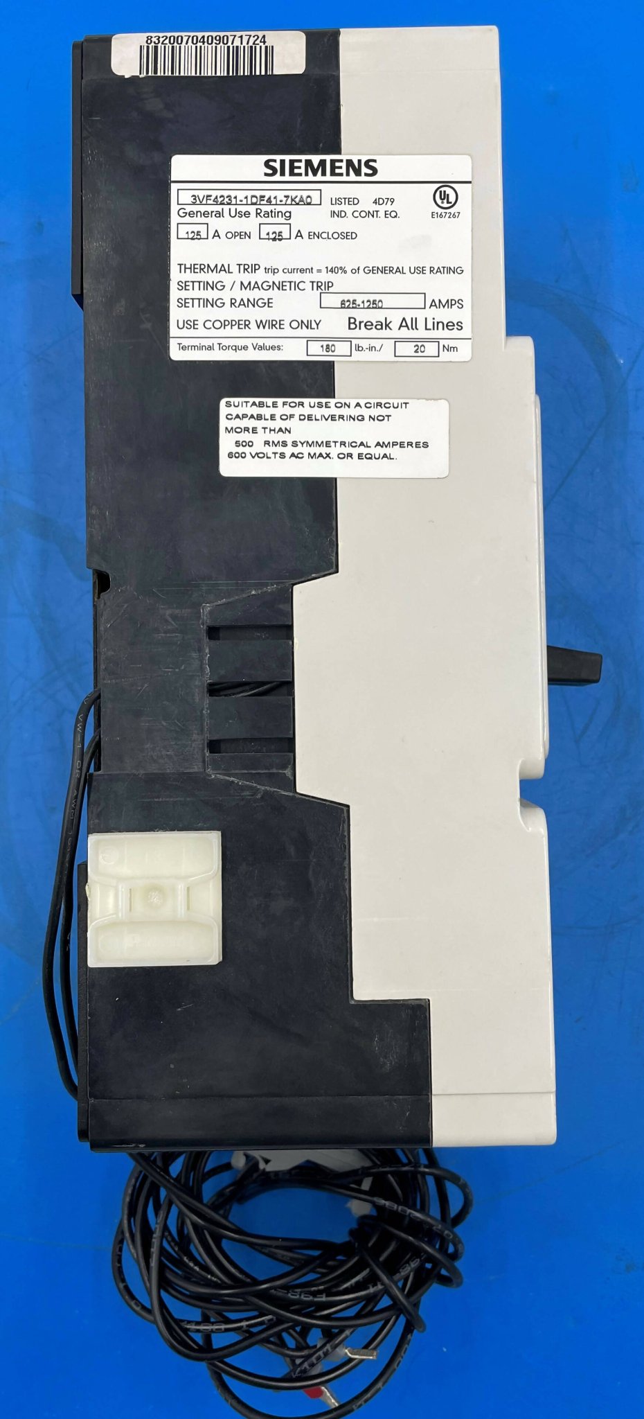 MOTOR OVERFLOW.SW F99 (03085156/3VF4231-1DF41-7KA0 SIEMENS