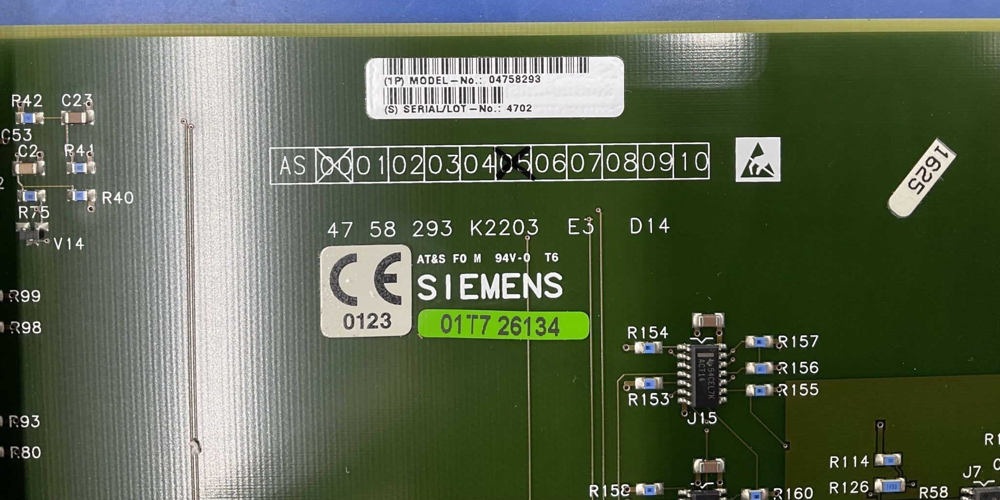 MRI D14/D16 IOP PCB ( 04758293/04753021 Siemens Magnetom
