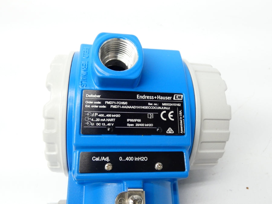 ENDRESS+HAUSER FMD71 FMD71-AA24AAD1H1HGECCDC F/W 01.00.00 REV. 1 13-45VDC NSMP
