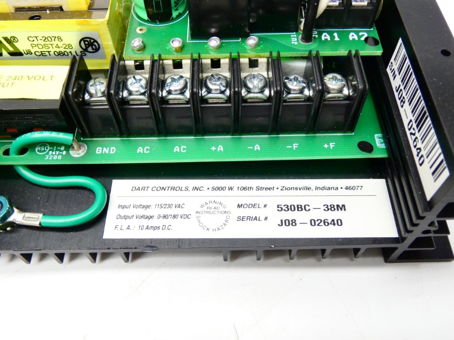 DART CONTROLS 530BC-38M 115/230VAC 10A NSMP