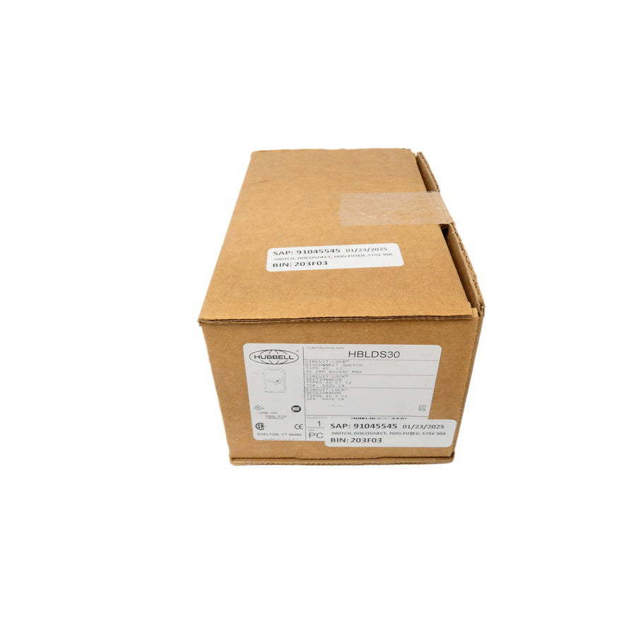HUBBELL HBLDS30 600VAC 30A NSFS