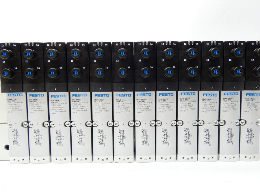 FESTO VTSA-FB50E-F36GCQSERERER-S+HN8VA44P-R-X-6B-12G+U 24VDC 145PSI NSMP