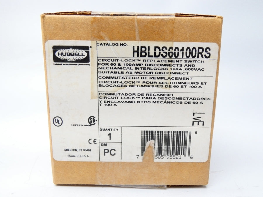 HUBBELL HBLDS60100RS 600VAC 100A NSFS
