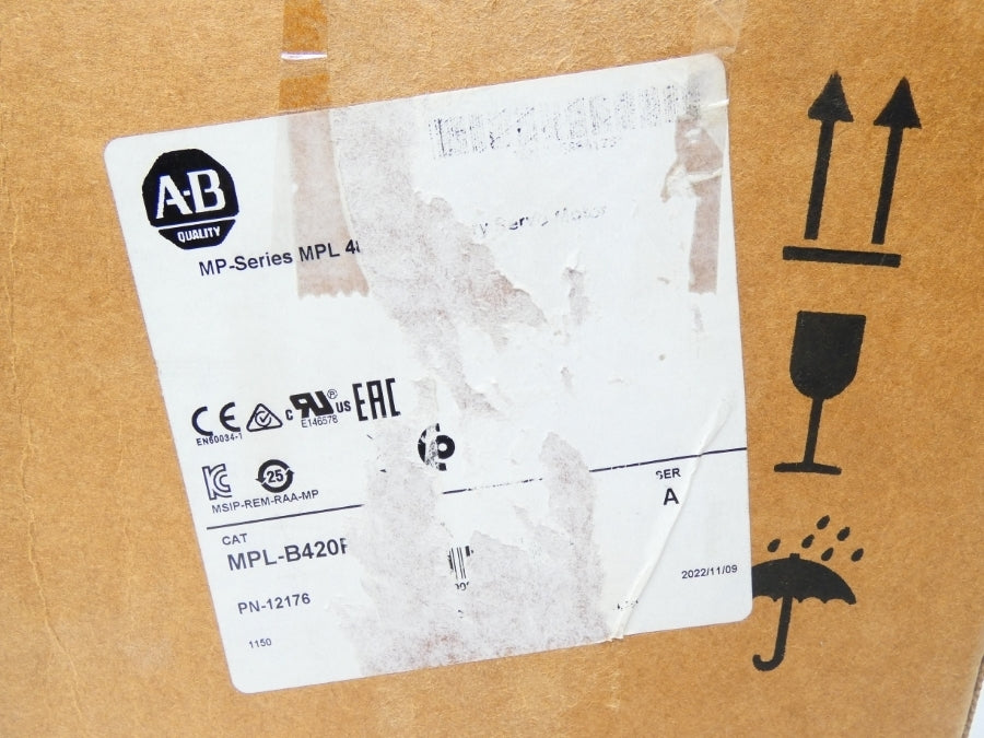 ALLEN BRADLEY MPL-B420P-MJ74AA SER. A 460V 6.4A NSMP