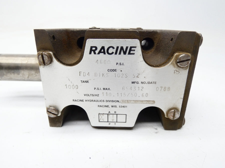 RACINE FD4DTKS102S52 654312 110/115V 4600PSI NSNP