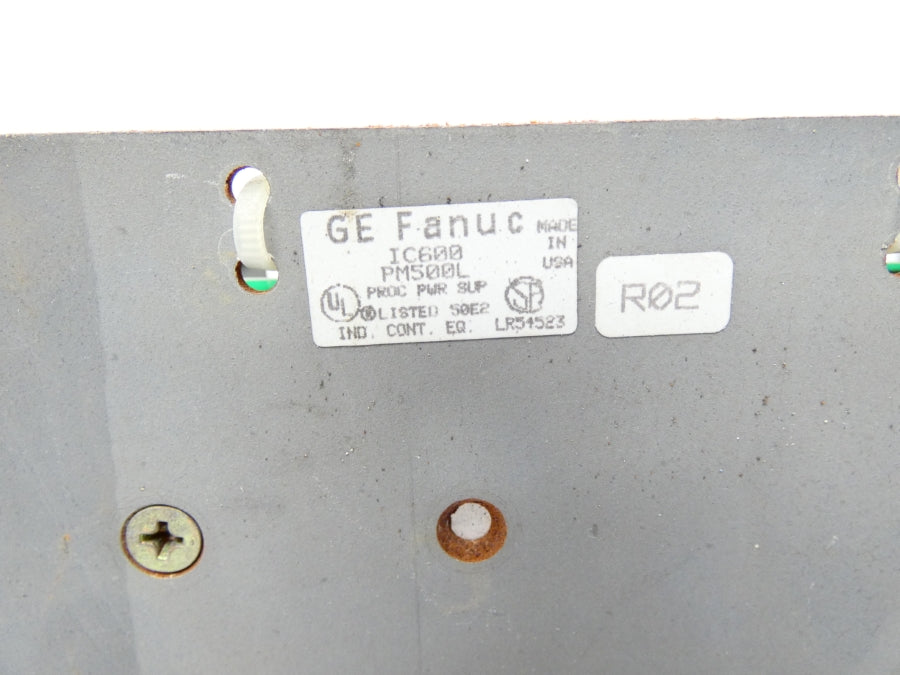 GE FANUC IC600PM500L 115-230V 1.5-.75 UNMP