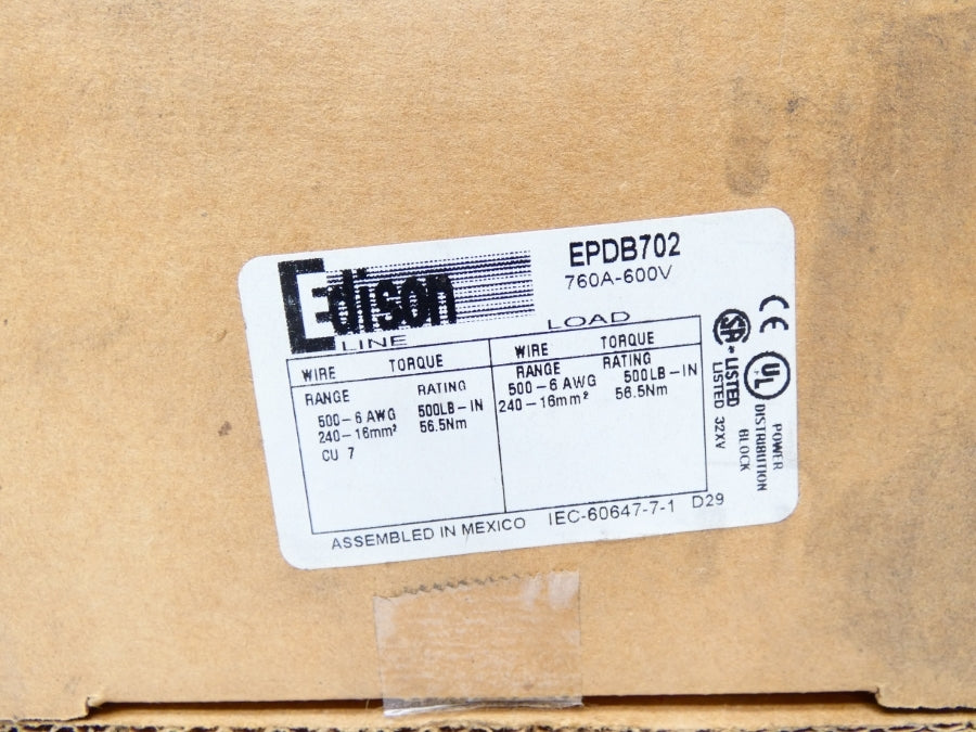 EDISON LINE EPDB702 600V 760A NSMP