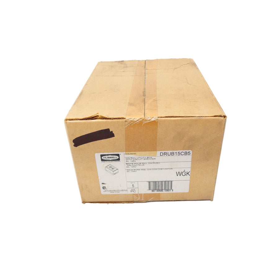 HUBBELL DRUB15CB5 125V 5A (PKG OF 5) NSFS