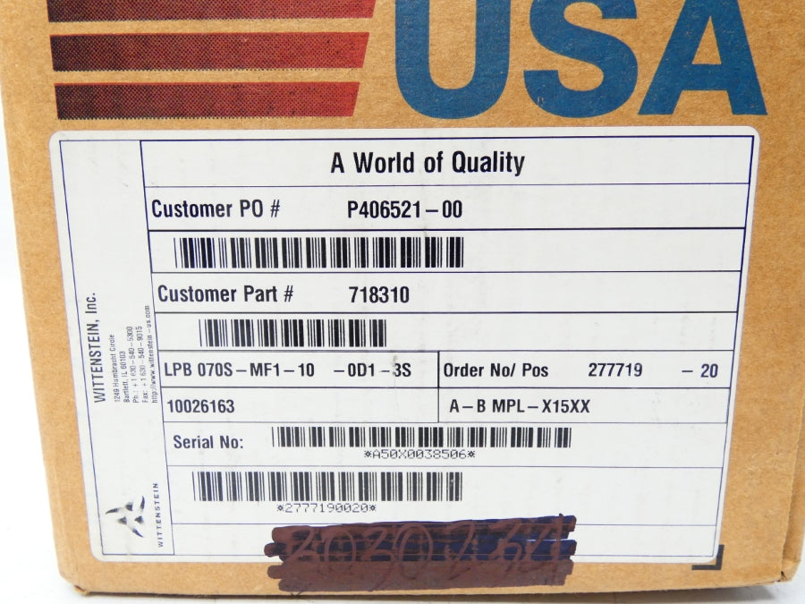 WITTENSTEIN LPB070S-MF1-10-0D1-3S NSMP