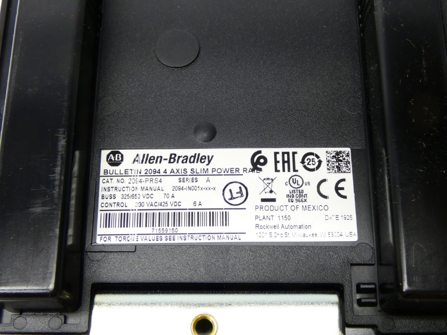 ALLEN BRADLEY 2094-PRS4 SER. A 352/650VDC 70A NSNP