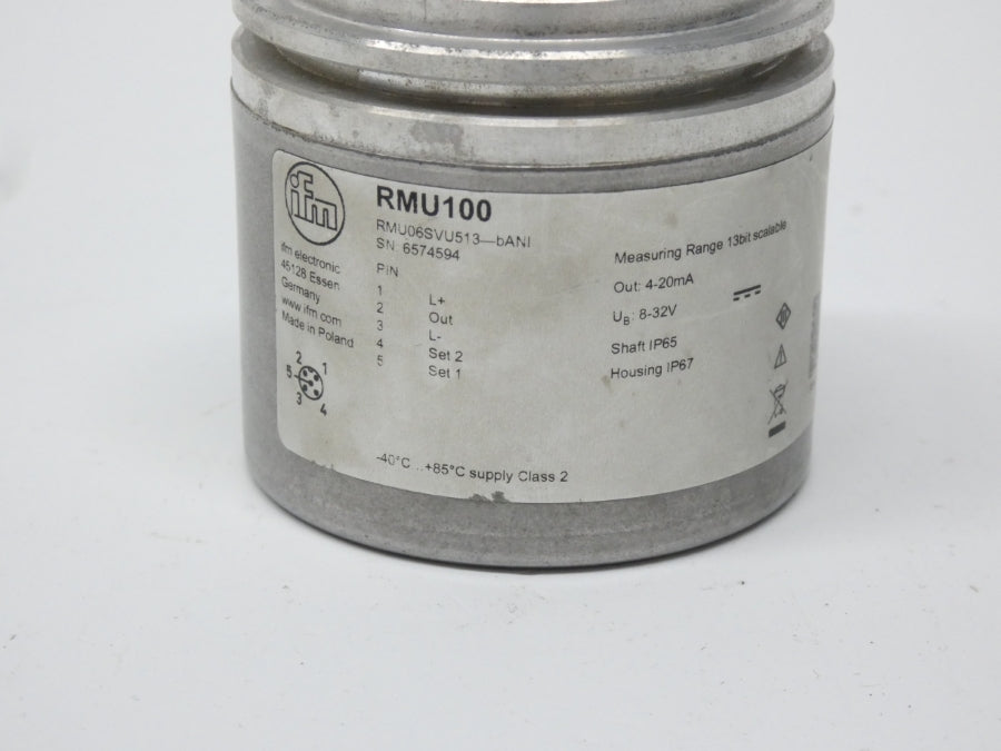 IFM EFECTOR RMU100 RMU06SVU513-BANI 8-32V UNMP