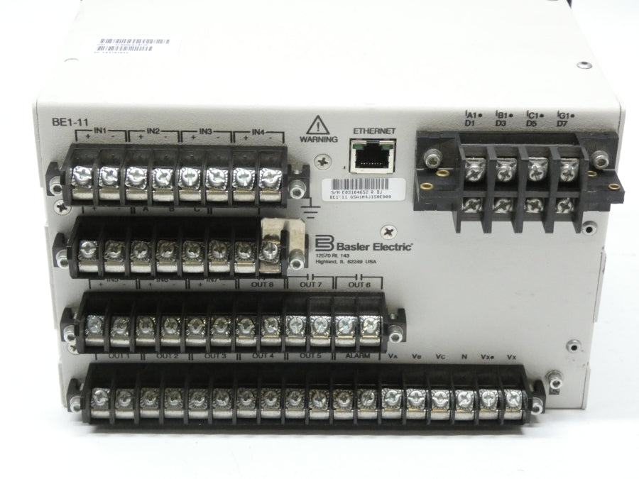 BASLER ELECTRIC BE1-11 G5A1N4J1S0E000 REV. BJ 120/240V 5A NSNP
