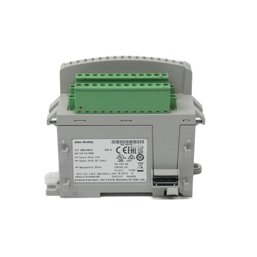 ALLEN BRADLEY 2085-OB16 SER. A 24VDC 8A UNMP