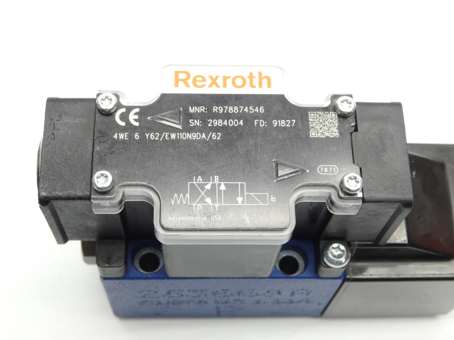 REXROTH 4WE6Y62/EW110N9DA/62 R978874546 110/120V NSNP