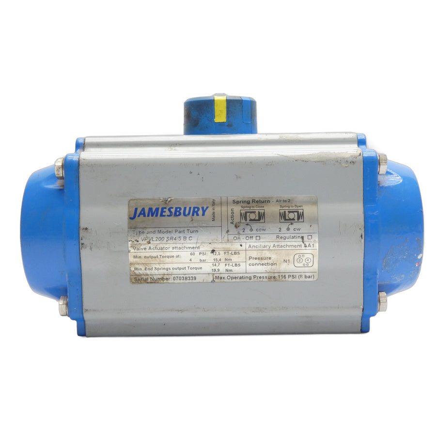 JAMESBURY VPVL200SR4/5BC 116PSI UNMP
