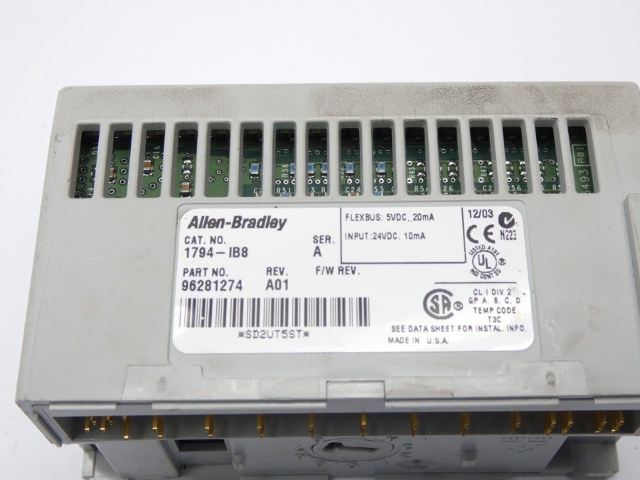 ALLEN BRADLEY 1794-IB8 SER. A REV. A01 24VDC NSNP