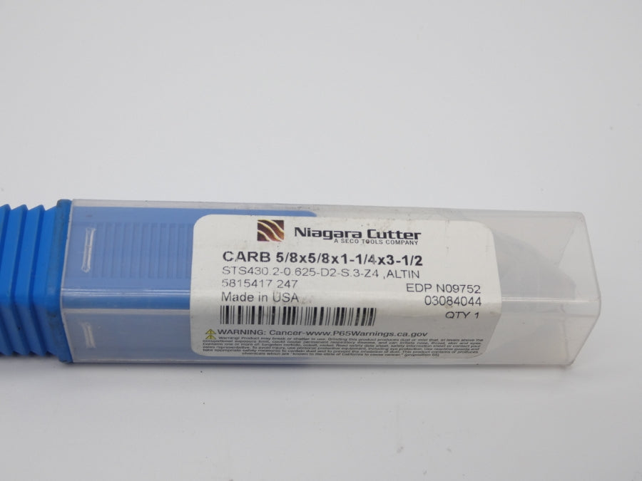 NIAGARA CUTTER STS430.2-0.625-D2-S.3-Z4 NSMP