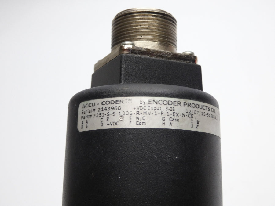 ACCU-CODER 725I-S-S-1200-R-HV-1-F-1EX-N-CE 5-28VDC UNMP