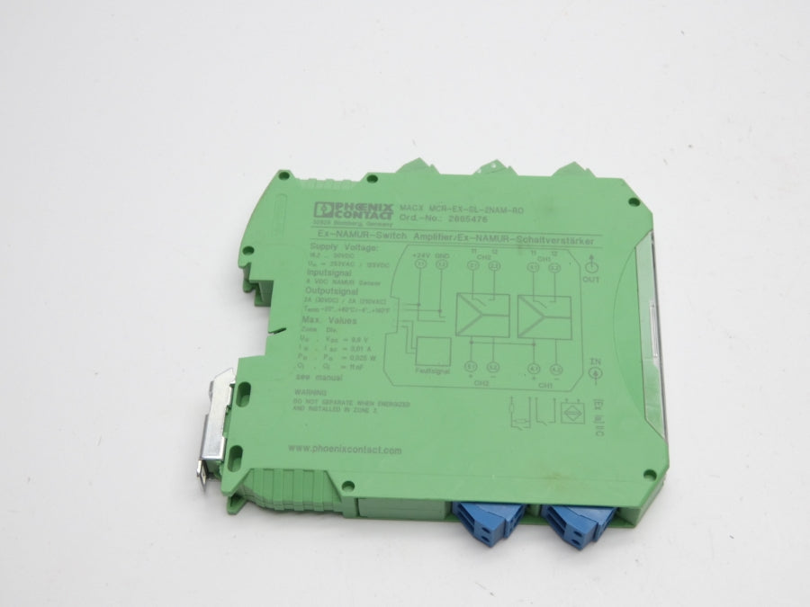 PHOENIX CONTACT MACX-MCR-EX-SL-2NAM-RO 2865476 253VAC 2A NSNP