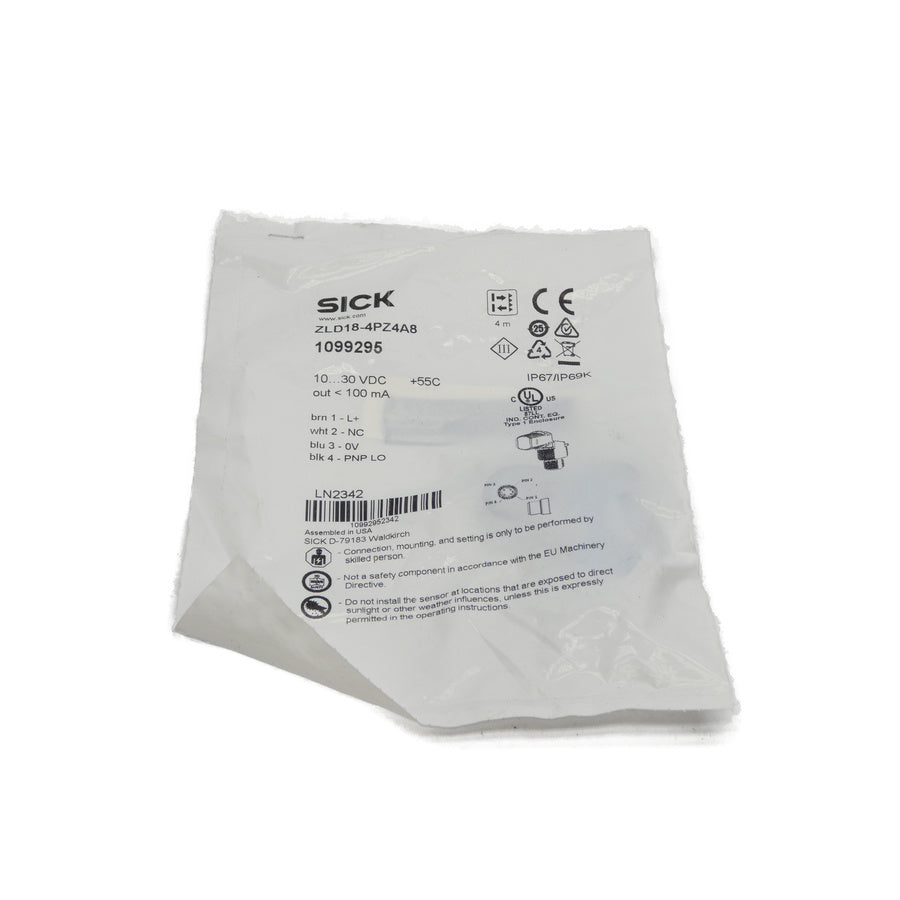 SICK ZLD18-4PZ4A8 1099295 10-30VDC NSMP
