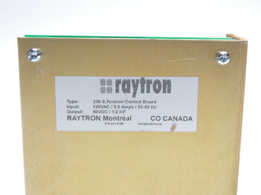 RAYTRON 336-8 120VAC 9.6A NSNP
