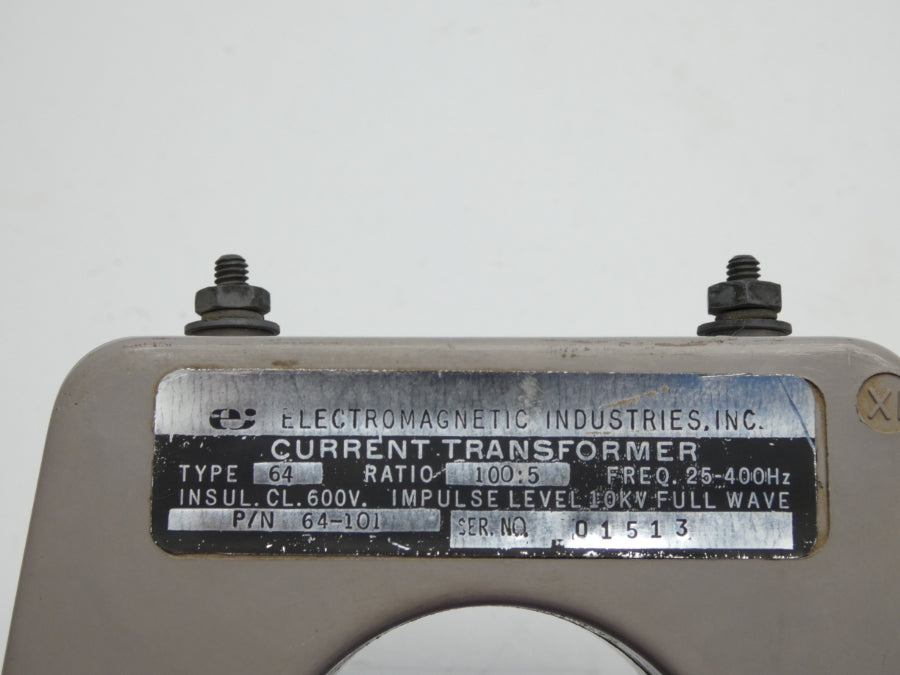 ELECTROMAGNETIC INDUSTRIES 64-101 600V UNMP