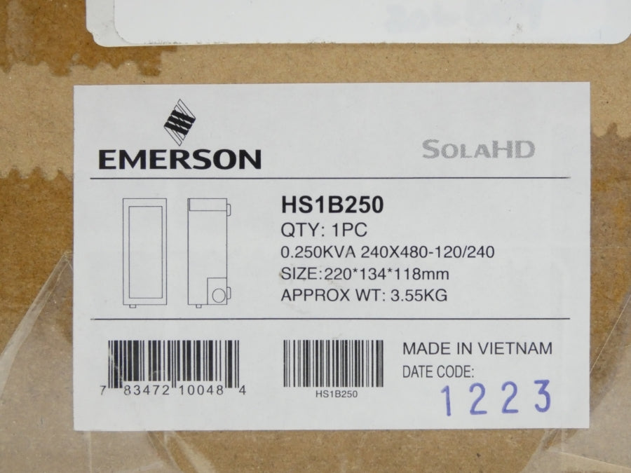 EMERSON HS1B250 240/480V NSFS