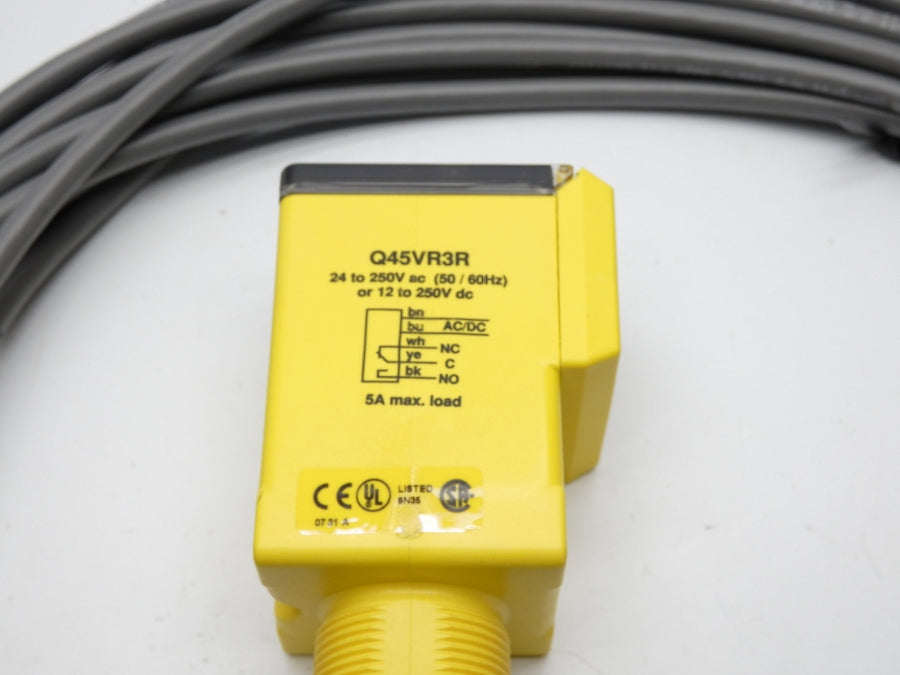 BANNER ENGINEERING Q45VR3R 24-250VAC 5A NSNP