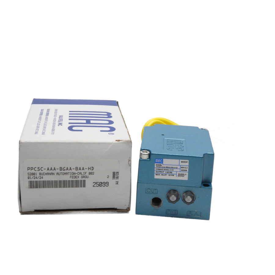 MAC PPC5C-AAA-BGAA-BAA-HD 24VDC 120PSI NSMP