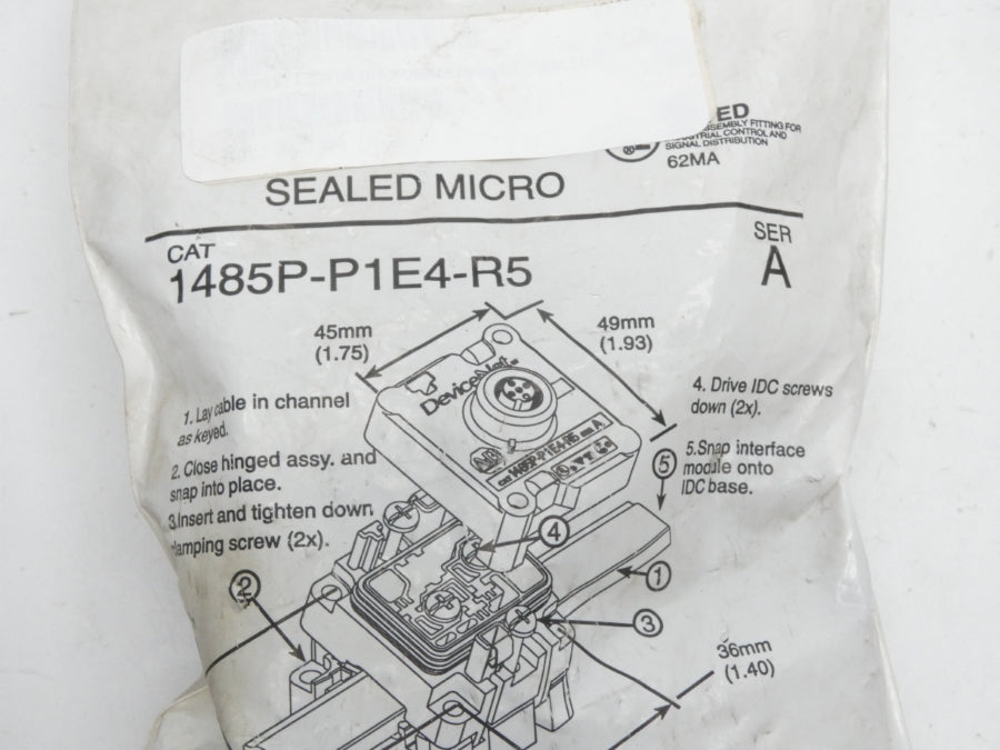 ALLEN BRADLEY 1485P-P1E4-R5 SER. A NSMP