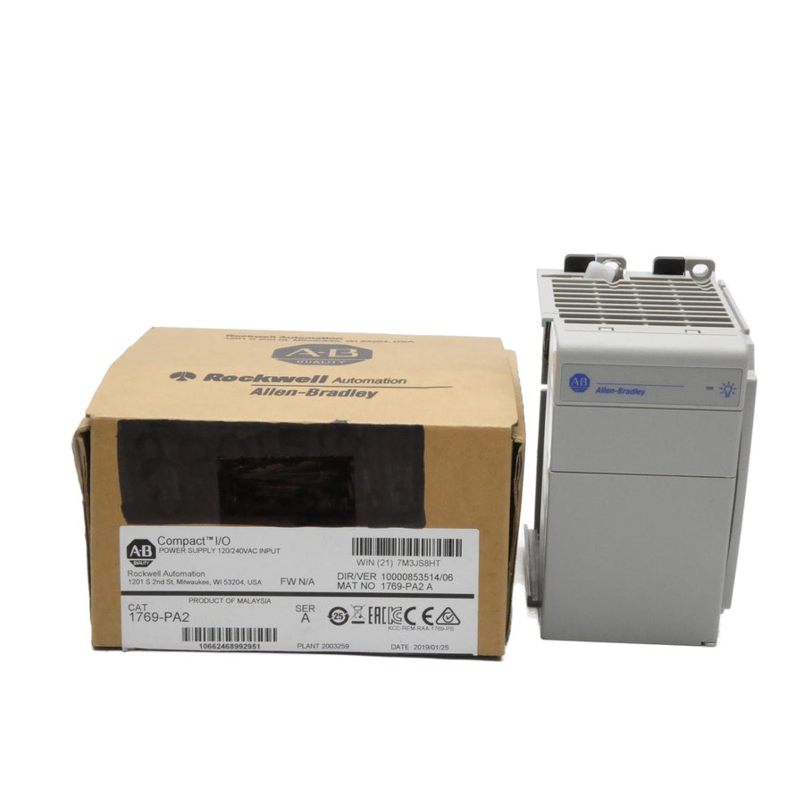 ALLEN BRADLEY 1769-PA2 SER. A VER. 06 100/240VAC 40A NSMP