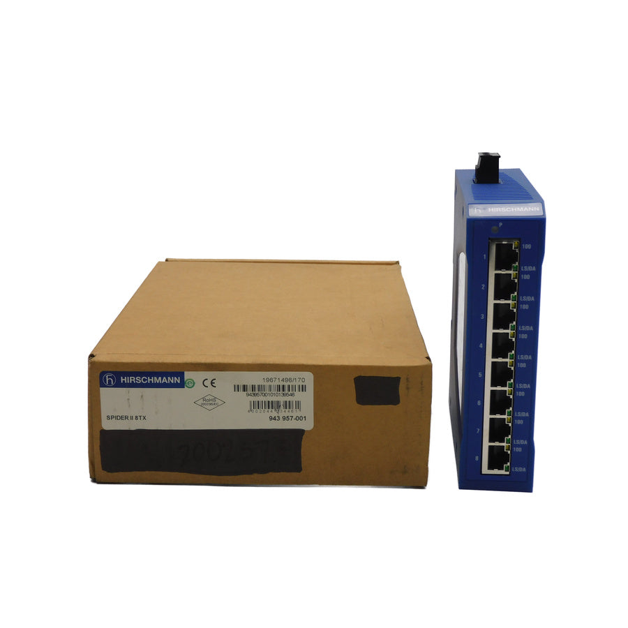 HIRSCHMANN SPIDERII8TX 943957-001 24V NSMP