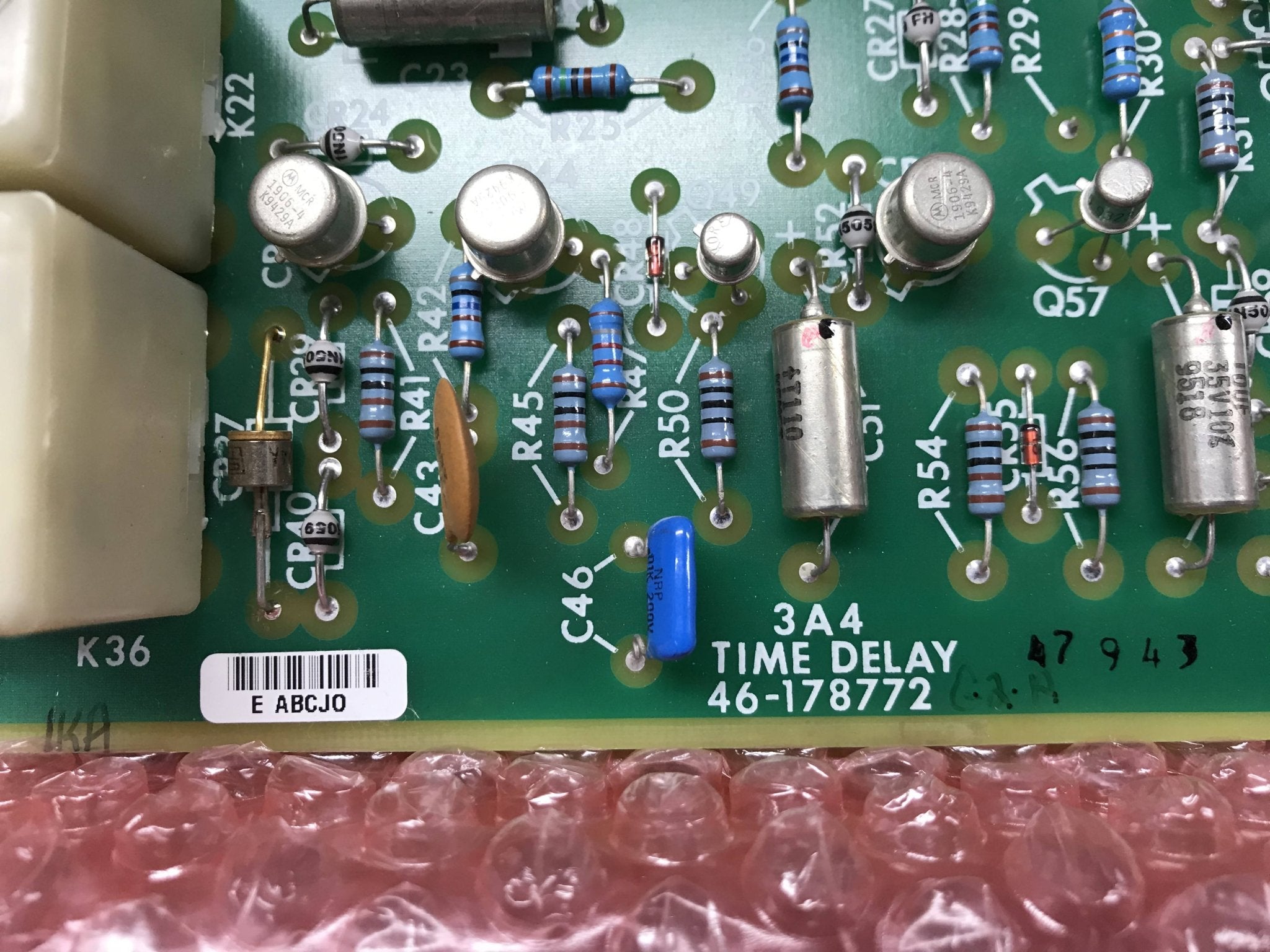 NEW Time Delay Board (46-178772 G2-A GE