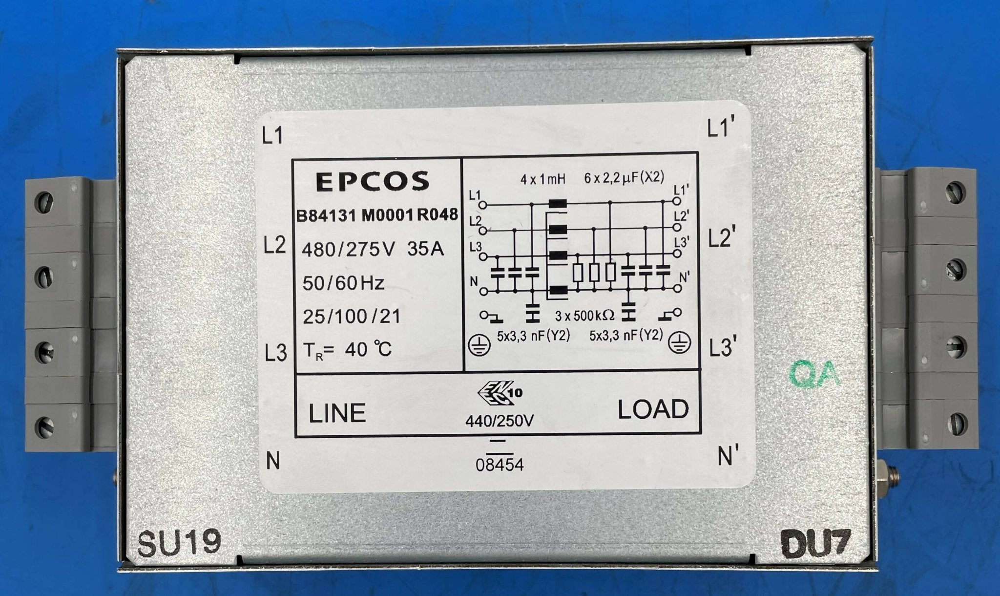 NOISE FILTER EPCOS (08685567/B84131 M0001 R048 SIEMENS