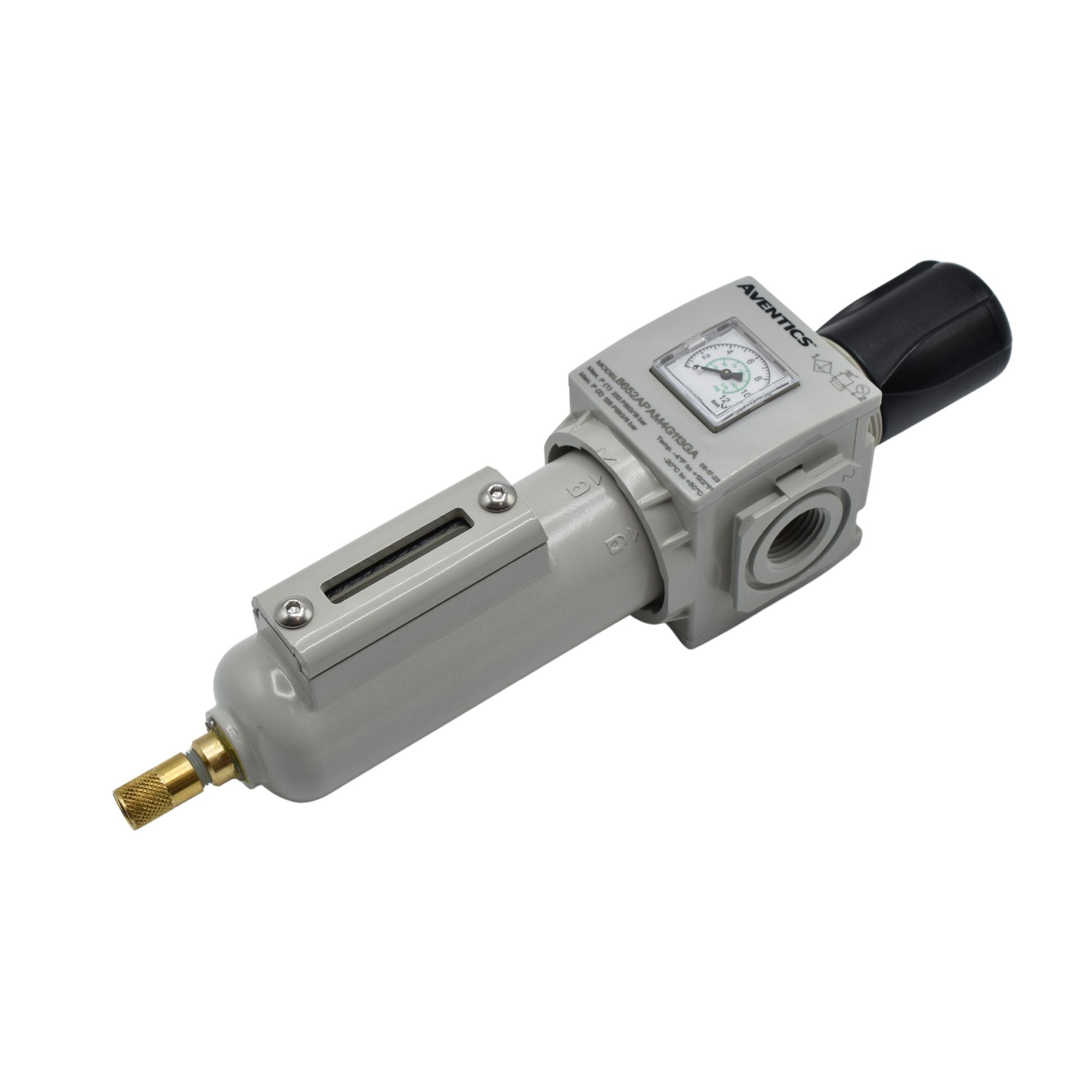 Numatics | Aventics 652 Series Particulate Filter 1/2 in NPT, 203SCFM, 7-125PSI | 8652APAM4G113GA | 8652APAM4G113GA