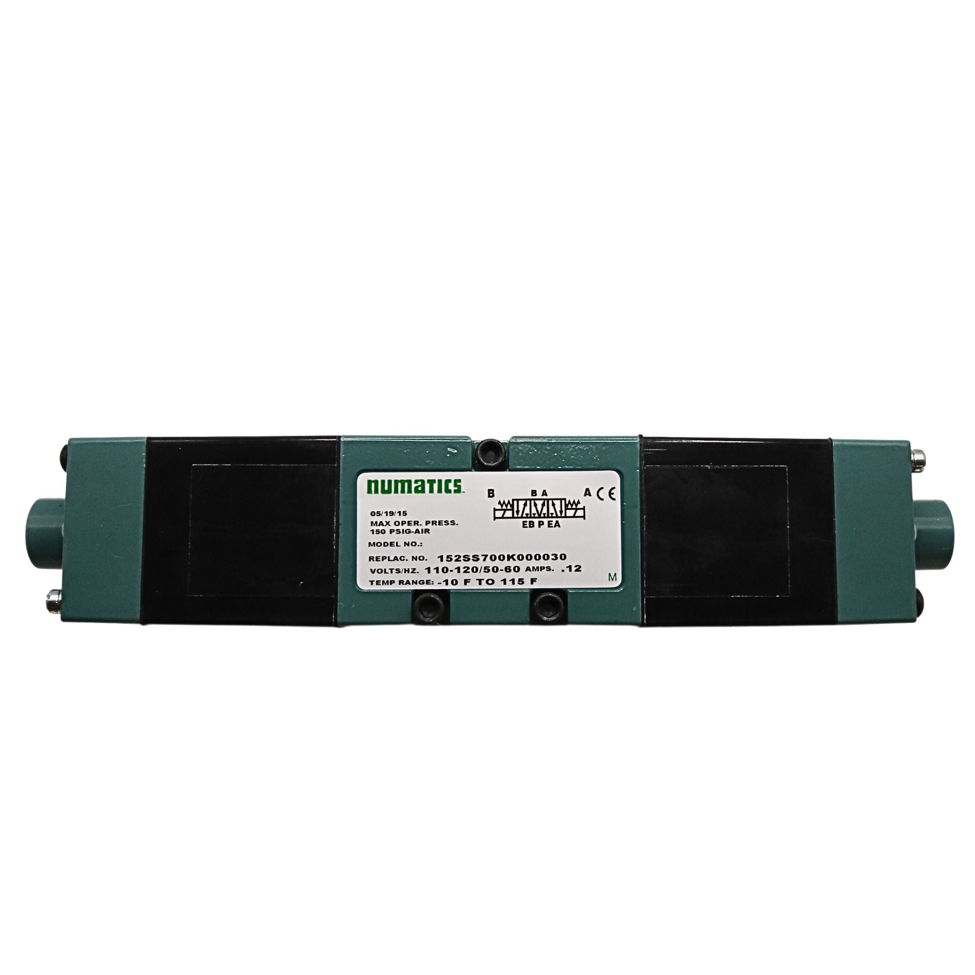 Numatics | Aventics Solenoid Valve MK15 Series 4/3 Closed CTR 120VAC | 152SS700K000030