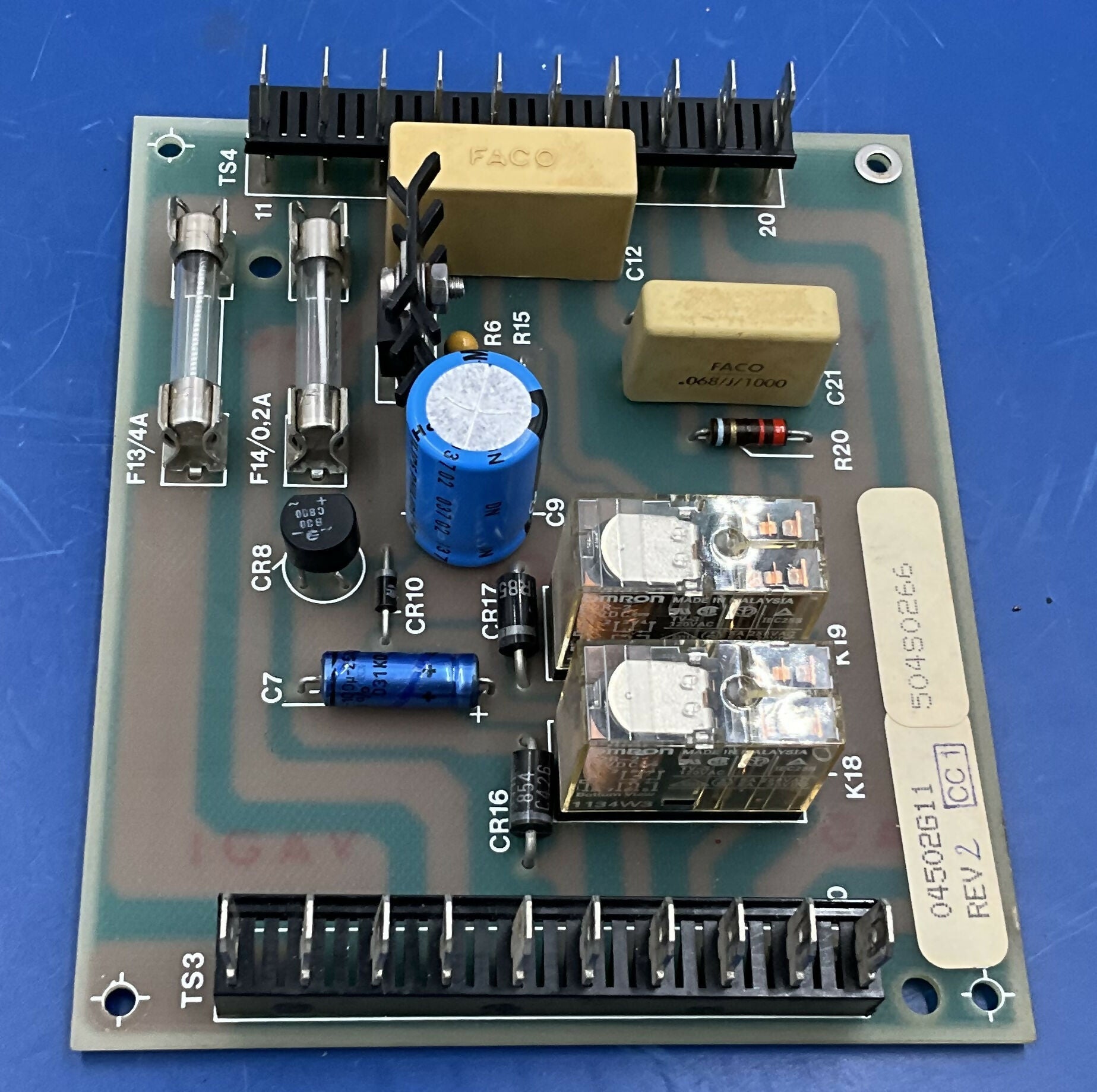 ON/OFF PRINTED WIRE BOARD (46-904502G11/04502G11 Rev 2 GE