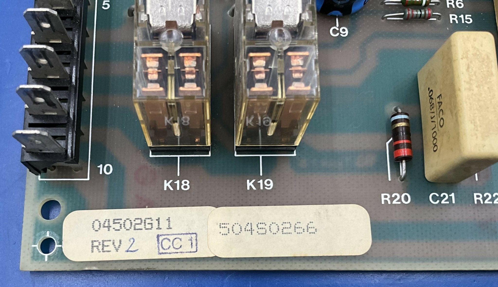 ON/OFF PRINTED WIRE BOARD (46-904502G11/04502G11 Rev 2) GE