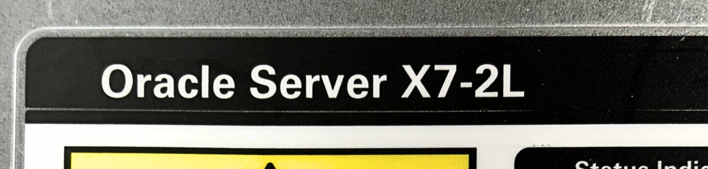 Oracle X7-2L X7-2L BASE SERVER