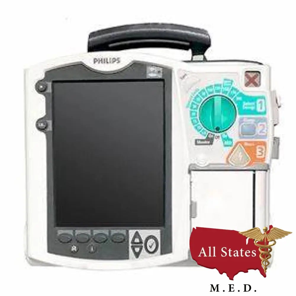Philips HeartStart MRX Defib With Pacing, ECG, Spo2, And Pads