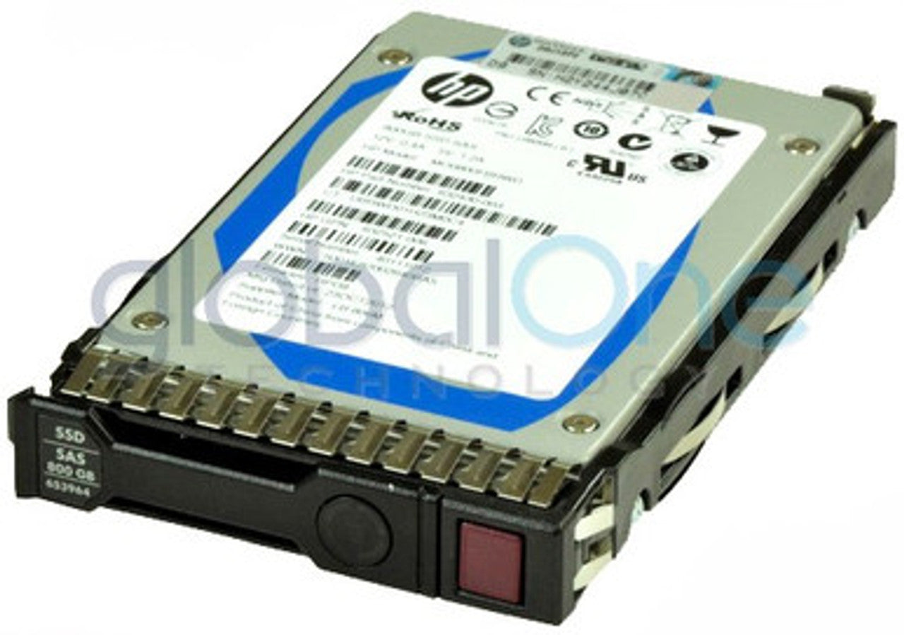 MO0800FBRWD HPE 800GB 6G SAS MLC 2.5" SFF SC Enterprise Mainstream Solid State Drive (Option Part #: 653109-B21)