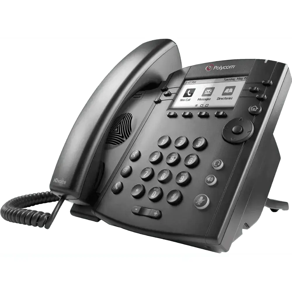 Polycom VVX 311 6-Line Gigabit IP Phone 2200-48350-025 - Refurbished