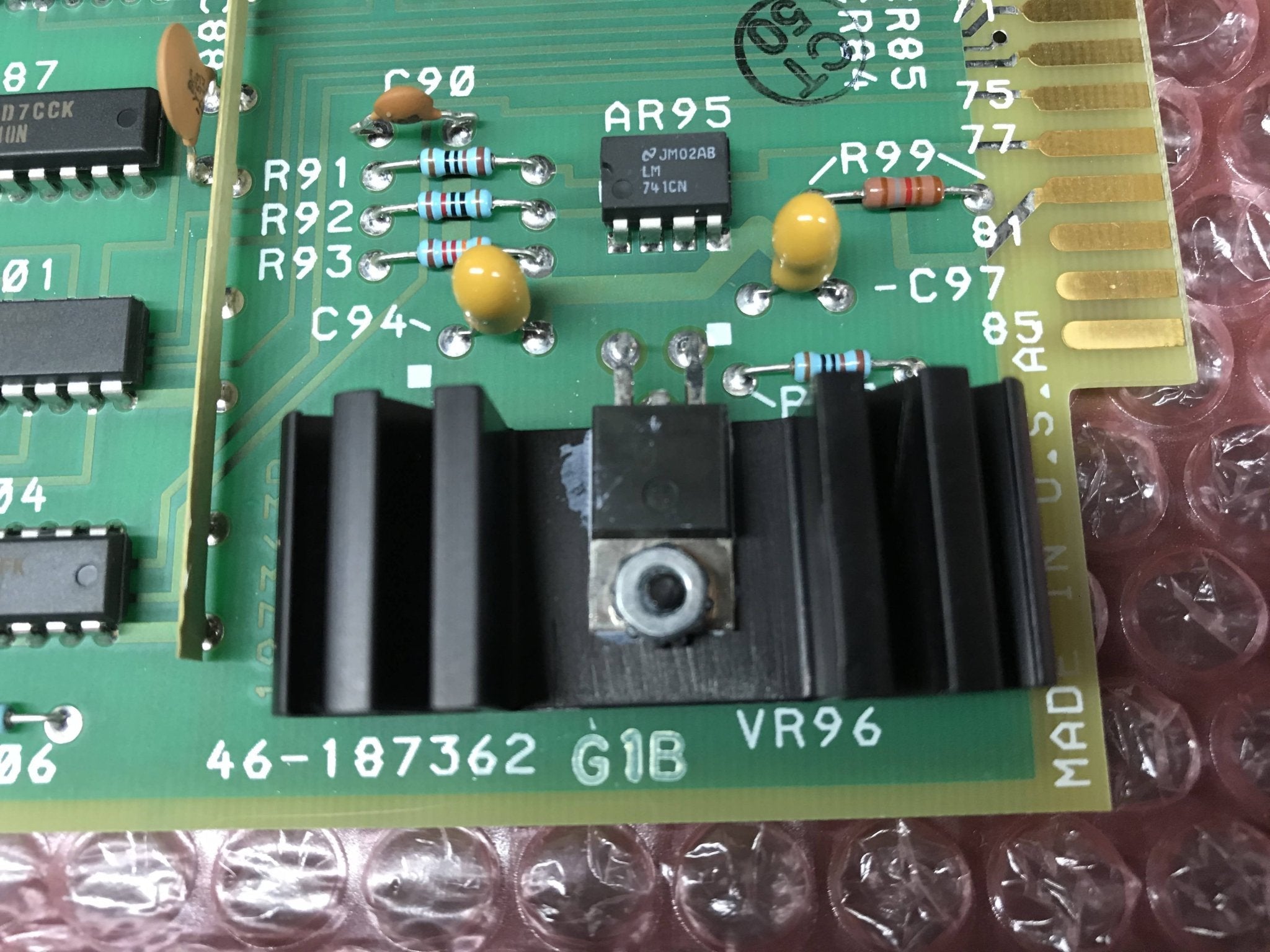 Program Selector Board (46-187362 G1-B GE